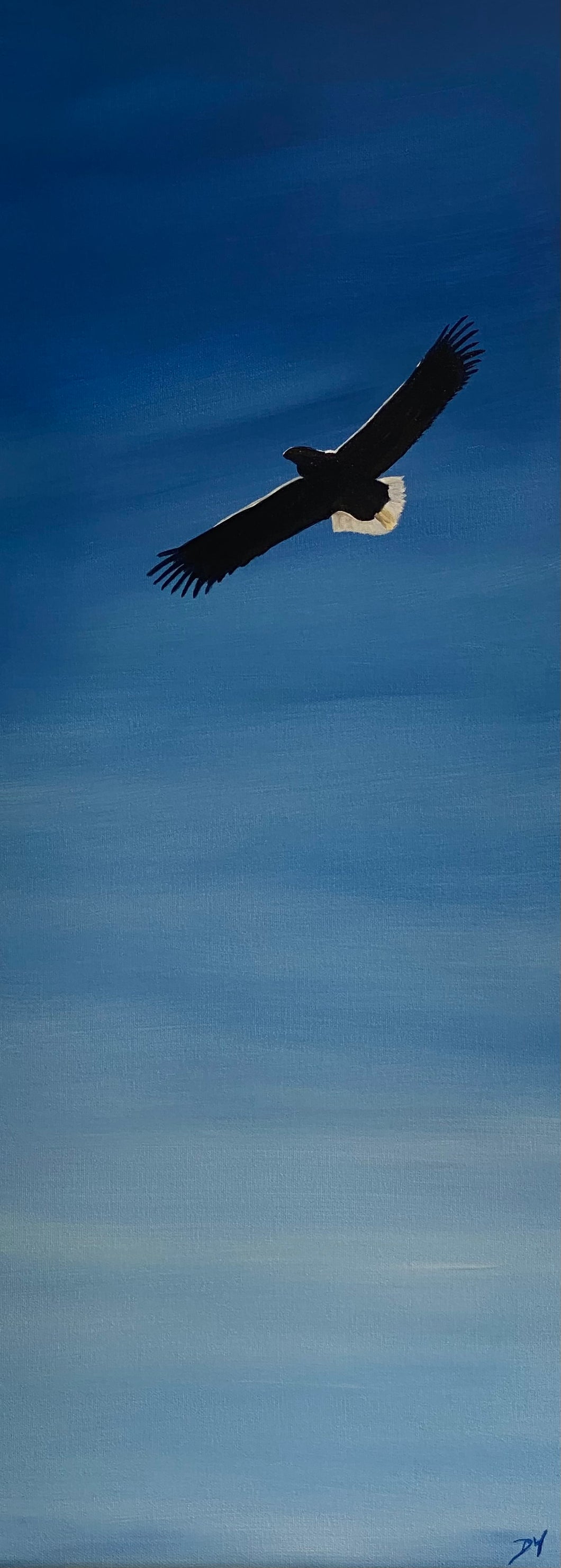 Original oil painting ~ ‘Soaring’ 30cm x 80cm