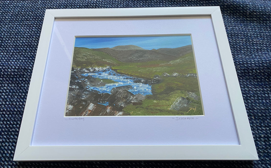 Framed oil painting ~ Scaladale