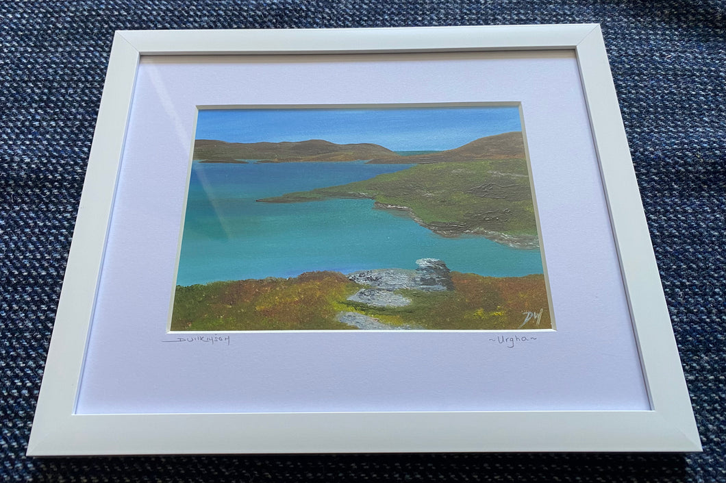 Framed oil painting ~ Urgha