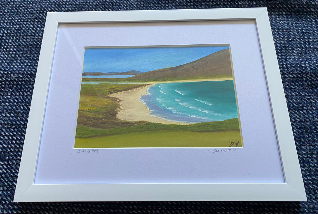 Framed oil painting ~ Scarista