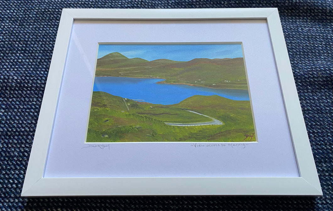 Framed oil painting ~ Maraig