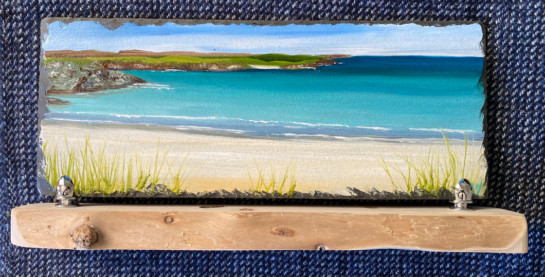 Oil painting on slate ~ Ardroil