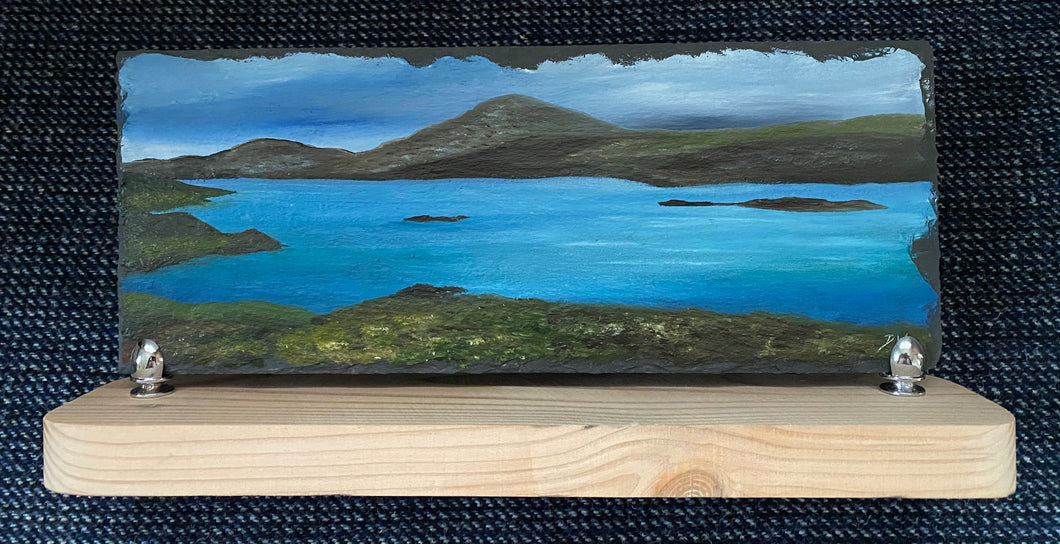Oil painting on Slate ~ Meavaig