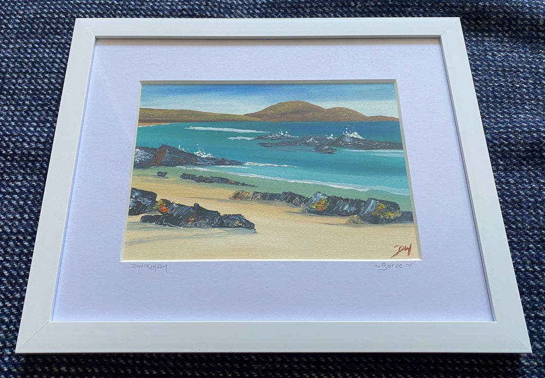 Framed oil painting ~ Borve