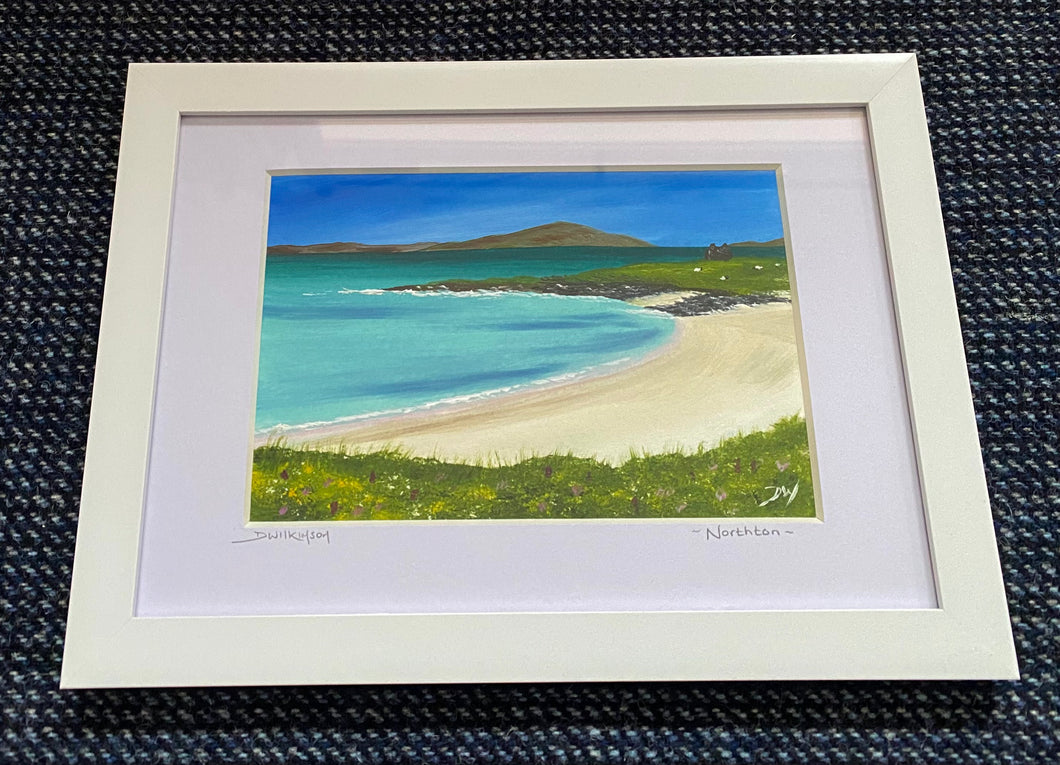 Framed mini oil painting ~ Northton