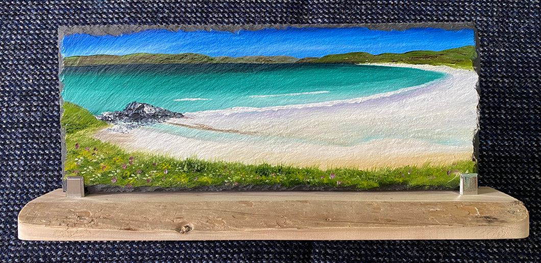 Oil painting on slate ~ Reef