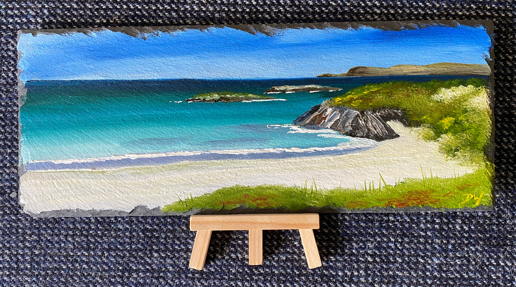 Oil painting on slate ~ Carnish